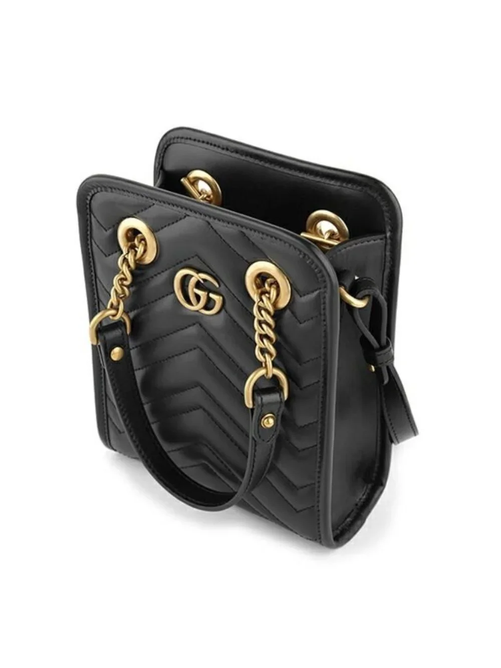 Gucci Shoulder Bag GG Marmont Black - Picture 4 of 9